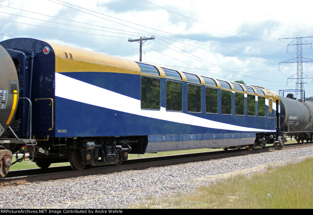 This Rocky Mountaineer coach was the 7th car in MPRSS' train